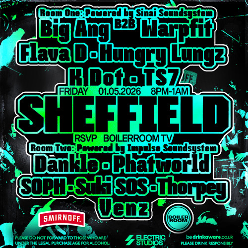 Flava D Boiler Room Sheffield set artwork from SoundCloud