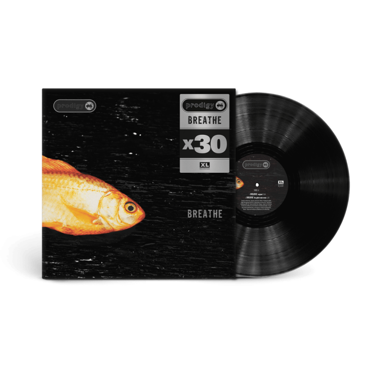 The Prodigy — Breathe 30th anniversary 12″ artwork (official)