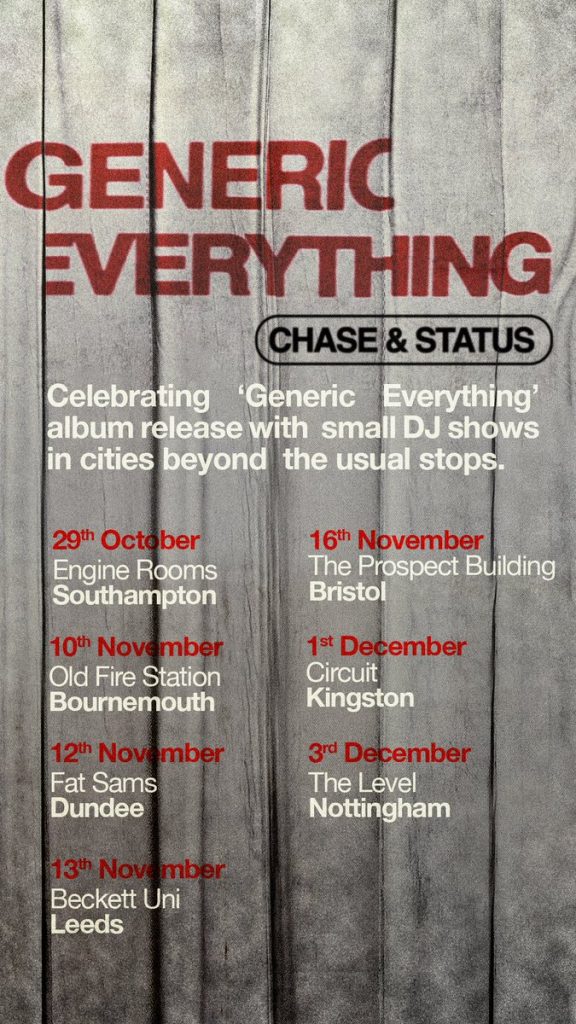 Chase & Status DJ set announcement photo