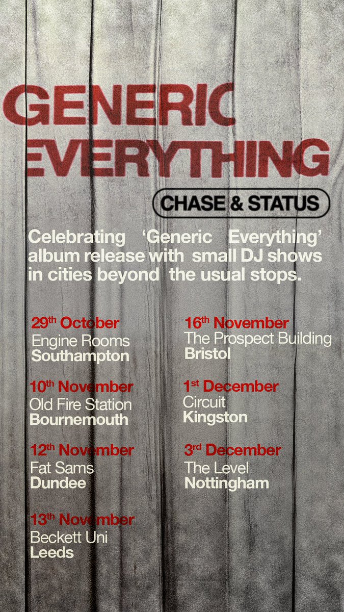 Chase & Status DJ set announcement photo