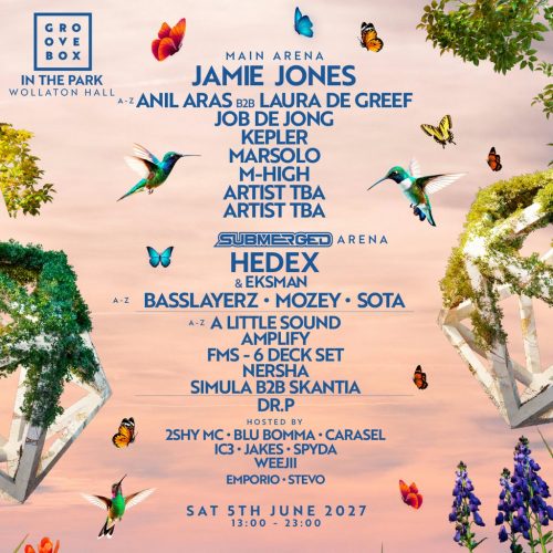 Groovebox In The Park 2027 lineup poster