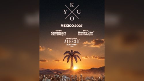 Kygo Mexico 2027 poster with Guadalajara and Mexico City dates