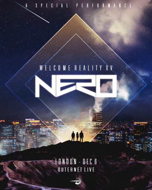 Nero Welcome Reality XV at Outernet Live London — official event poster